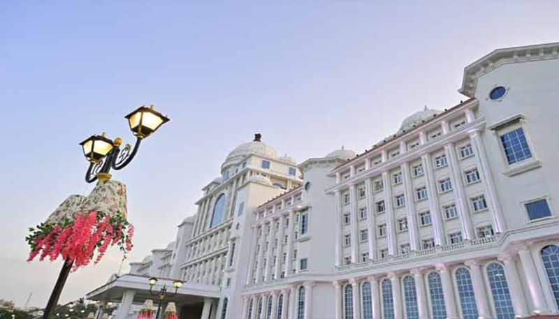 Telangana Secretariat Building Stands Tall in Hyderabad lns 