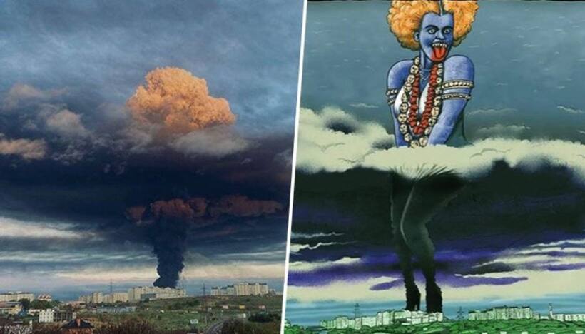 Ukraine Defence Ministry's 'Maa Kali' illustration irks netizens; check details