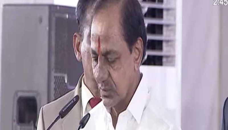  Telangana CM KCR Satirical Comments on Opposition parties Over secretariat demolition lns 