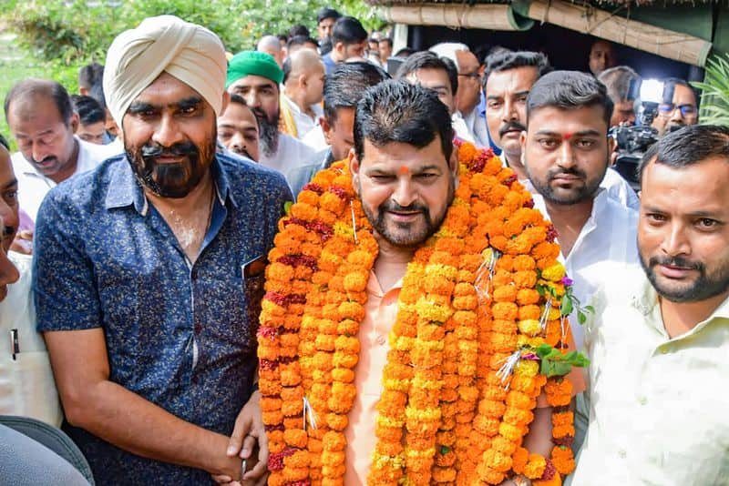 wrestling Wrestlers vs WFI chief: 'Protest at Jantar Mantar driven by politicians' - Brij Bhushan Sharan Singh-ayh