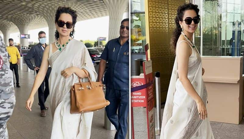 Kangana Ranaut off to Haridwar  gives witty reply to paparazzo Aapse Darr Lagta Hai comment RBA