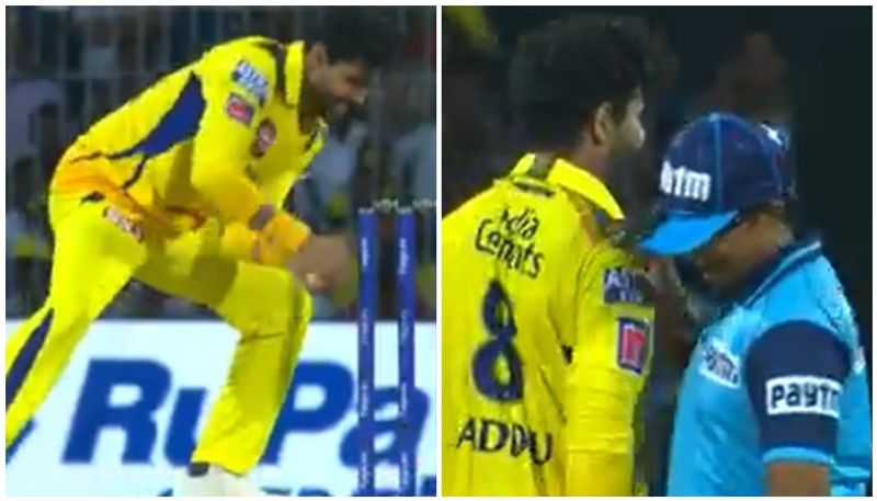 jadeja mocks after atharva taide wicket watch video btb