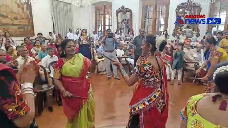 puducherry governor tamilisai soundararajan did dandiya dance in governor office