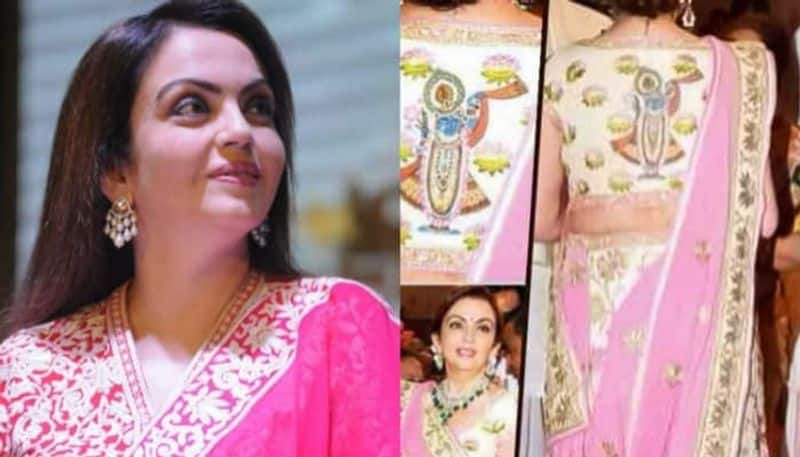 Nita Ambani If you know the price of the blouse worn by Nita Ambani you can own a Benz car with that money MKA