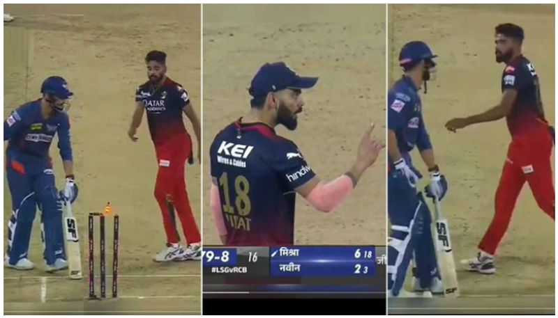 watch video mohammed siraj is reason behind ugly fight between kohli and ghambir saa