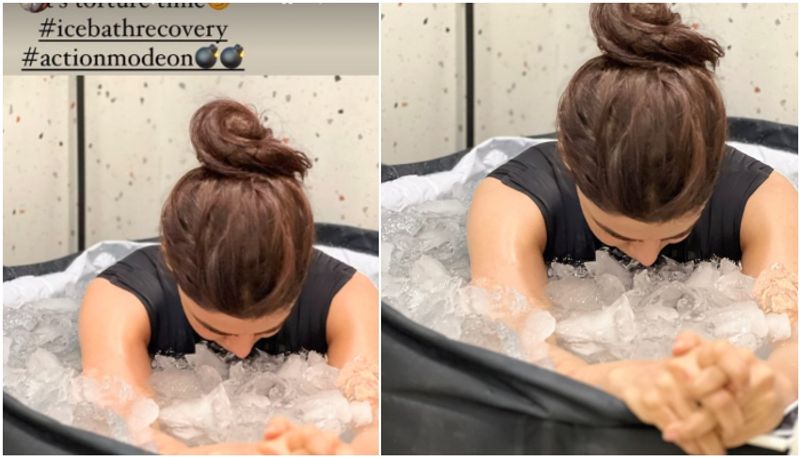 Samantha Ruth Prabhu says it is torture time with ice bath sgk