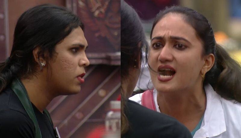 conflict between nadira and anu joseph in bigg boss malayalam season 5 nsn