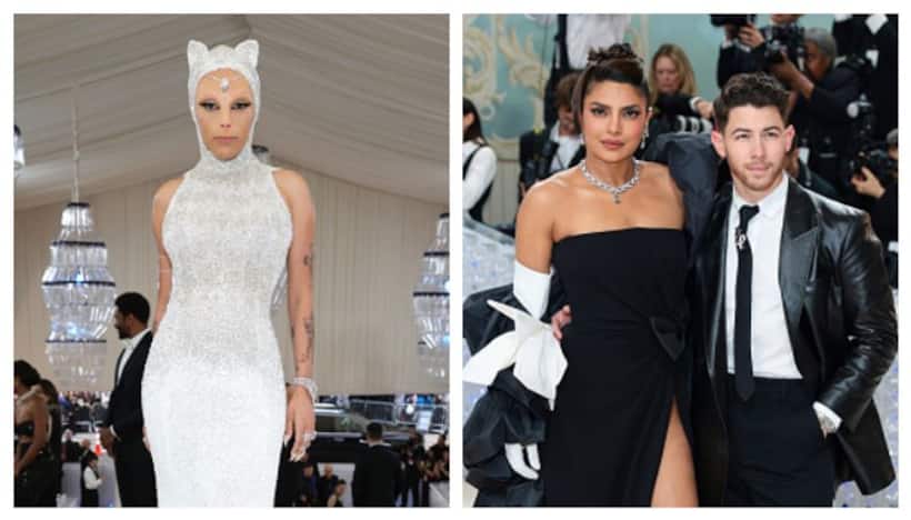Priyanka Chopra Nick Jonas mimic Doja Cat's MEOW interview from Met Gala 2023; watch this funny video