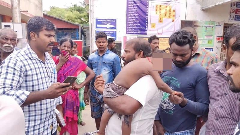 2 year old child drowned bucket water and death in thiruvarur district