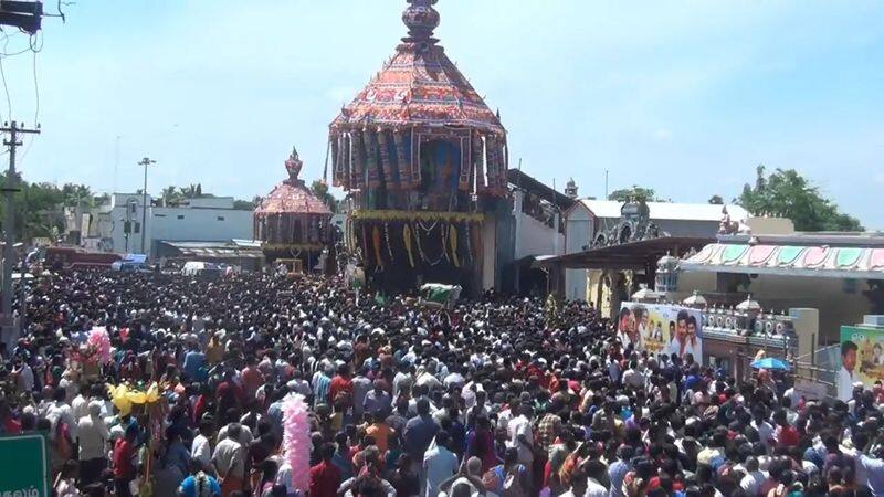 avinashi lingeshwarar temple car festival held well in tiruppur district