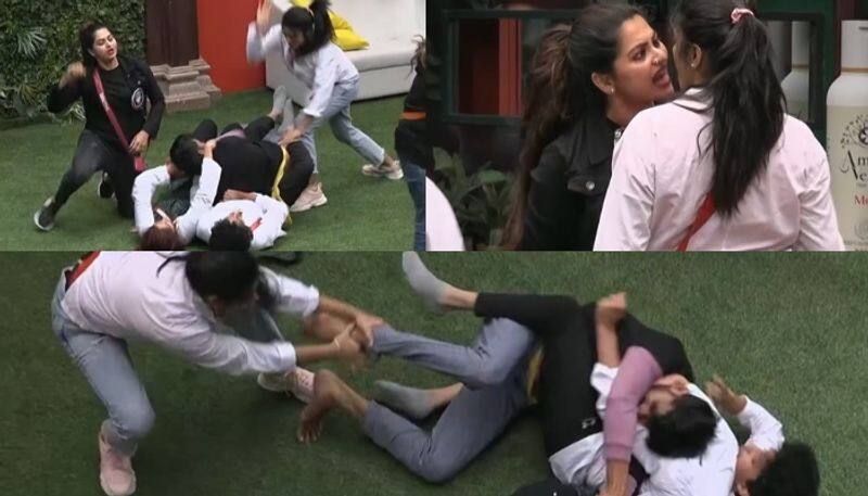 reneesha against sruthi lakshmi in bigg boss malayalam season 5 nrn