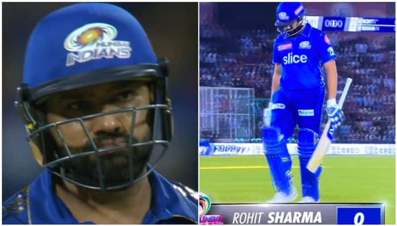 rohit sharma out for duck unwanted record btb