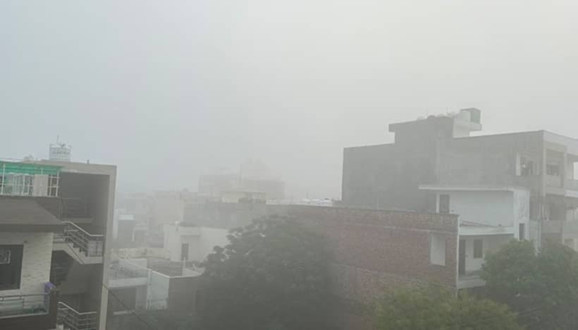 Delhi NCR engulfed in untimely fog, IMD issues warning for more rainfall in next 5 days