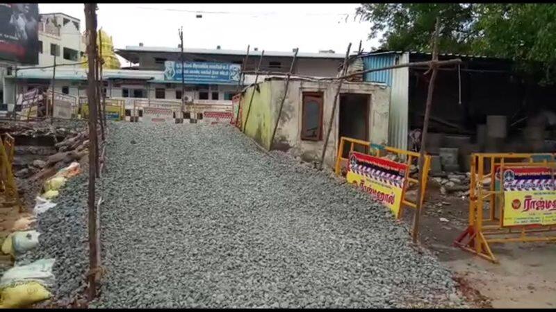 137 years old traditional av bridge wall demolished for vip car parking in madurai