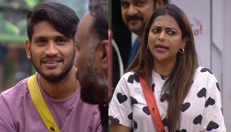 shobha fight with akhil marar in bigg boss malayalam season 5 nrn