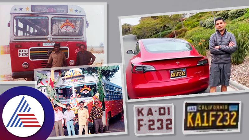 This NRI gives his car the BMTC bus number which he used in Bangalore