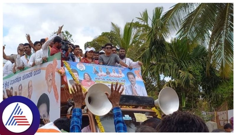 Actor Shivarajkumar Election campaign for  Bhimanna Naik of Sirsi Assembly constituency gow