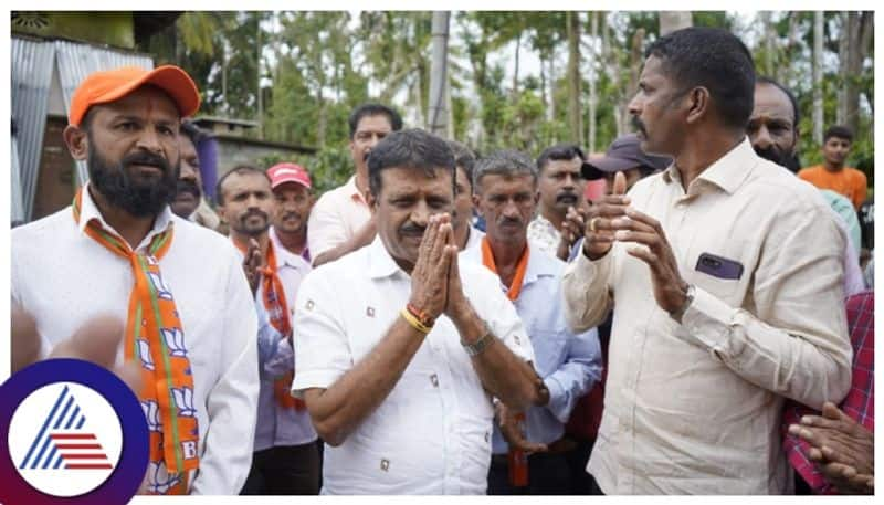 Karnataka assembly Election madikeri bjp candidate  Appachu Ranjan children campaign gow