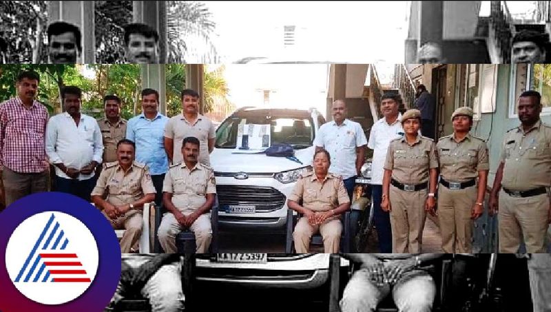 Davanagere robbery case Five arrested and 10 lakh asset seized rav