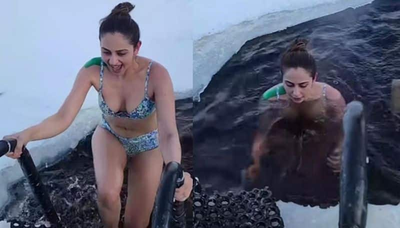 Rakul Preet Singh Ice Bath in Bikini Goes Viral NSK