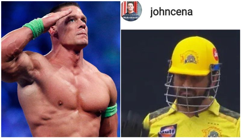 john cena post ms dhoni picture in instagram viral fans comments btb