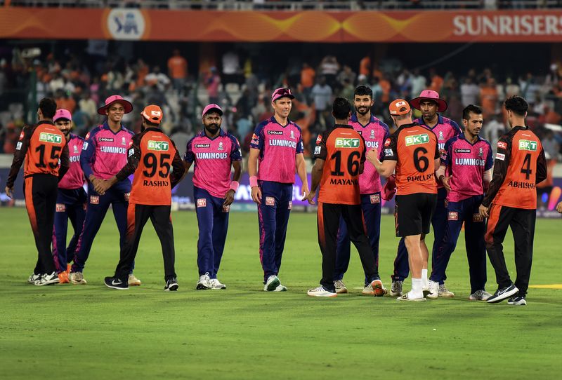 IPL 2023 RR vs SRH 52nd Match Rajasthan Royals win toss chose bat first against Hyderabad ckm