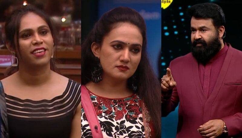 mohanlal shares truth of conflict between nadira and anu joseph in bigg boss malayalam season 5 nsn