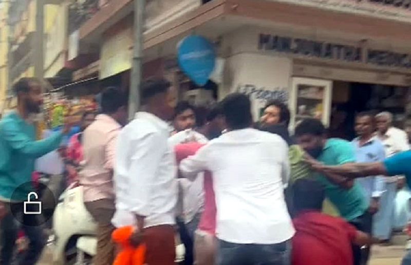 Karnataka Election 2023 Riot between BJP Congress workers in Yeshwanthpur gvd