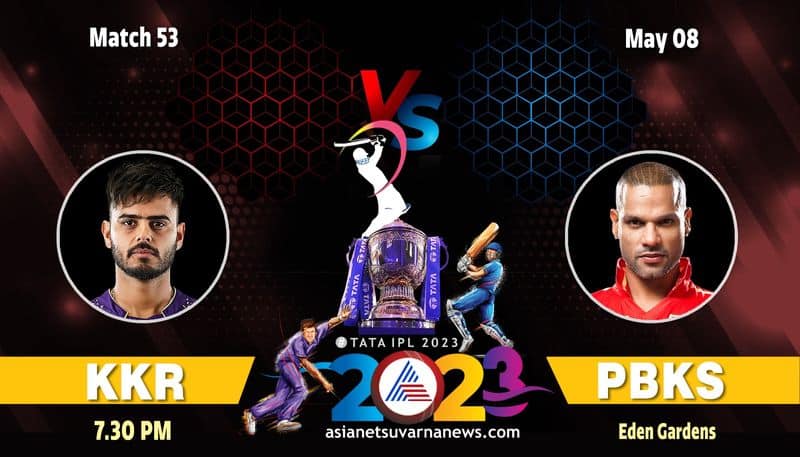 ipl 2023 kkr vs pbks Punjab kings choose to bat first against Kolkata knight riders btb