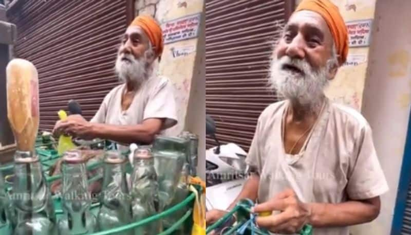 video of old man selling lemon soda in street going viral hyp