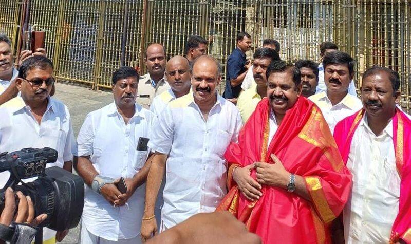 Edappadi Palaniswami participated in a special darshan at Tirupati temple KAK