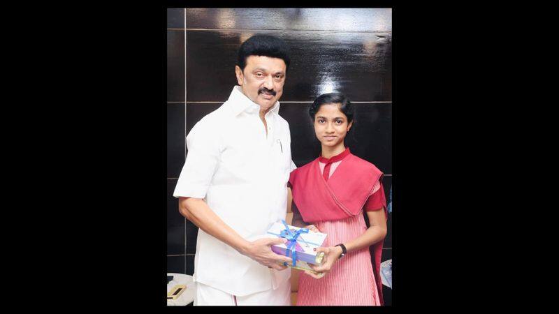 Chief Minister Stalin personally called Nandini and praised her