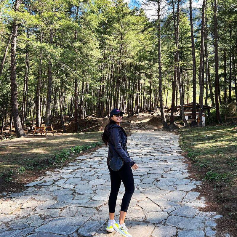 Actress Andrea Jeremiah Bhutan vacation photos 