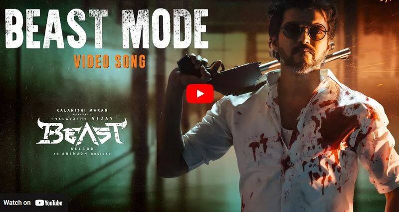 thalapathy vijay starring beast mode song released