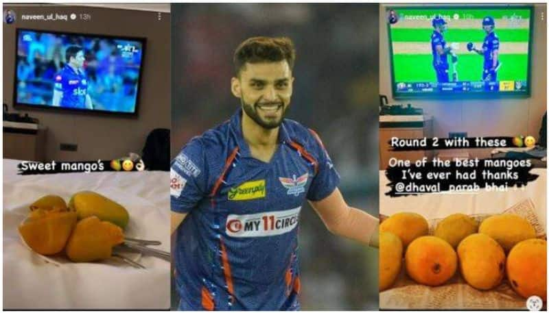 naveen ul haq celebrates virat kohli and rcb defeat against mumbai indians instagram posts btb