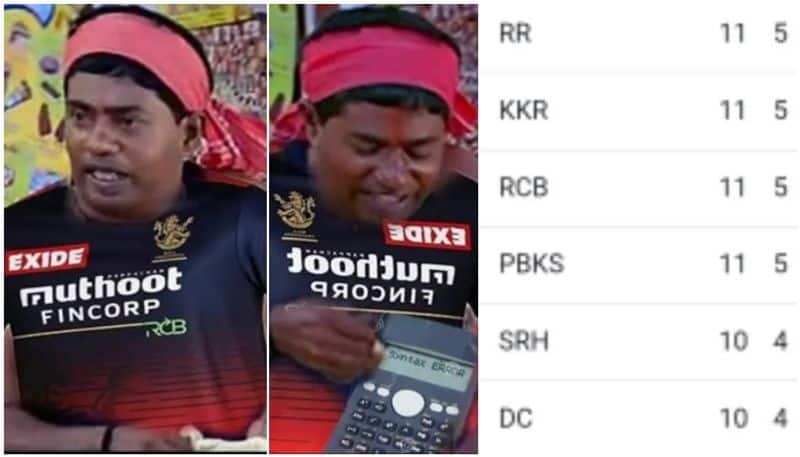 rcb fans sad after defeat against mumbai indians calculator troll btb