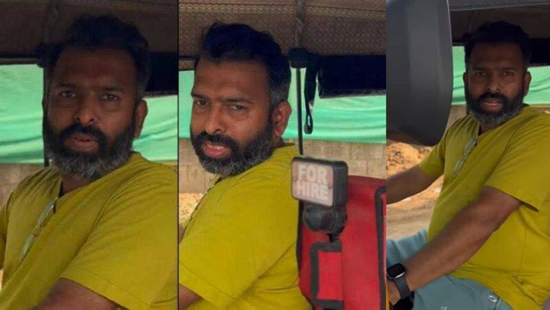 music director santhosh Narayanan turns as auto driver Viral video