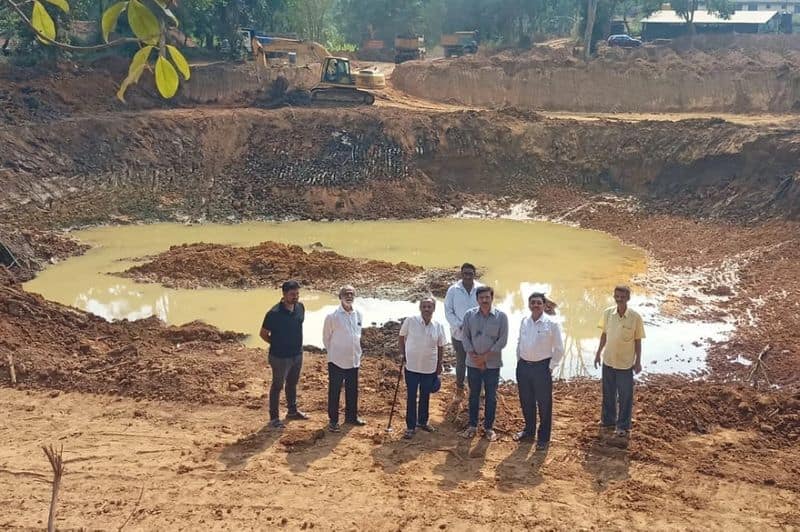 Development of Sirsi Jain Mutt Lake Desilting up to 30 feet depth gvd