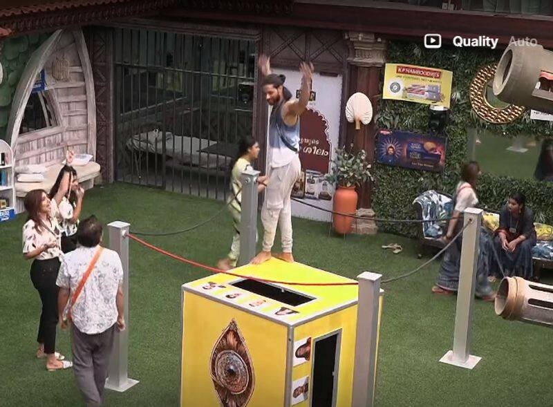 vishnu false play weekly task in bigg boss malayalam season 5 nrn