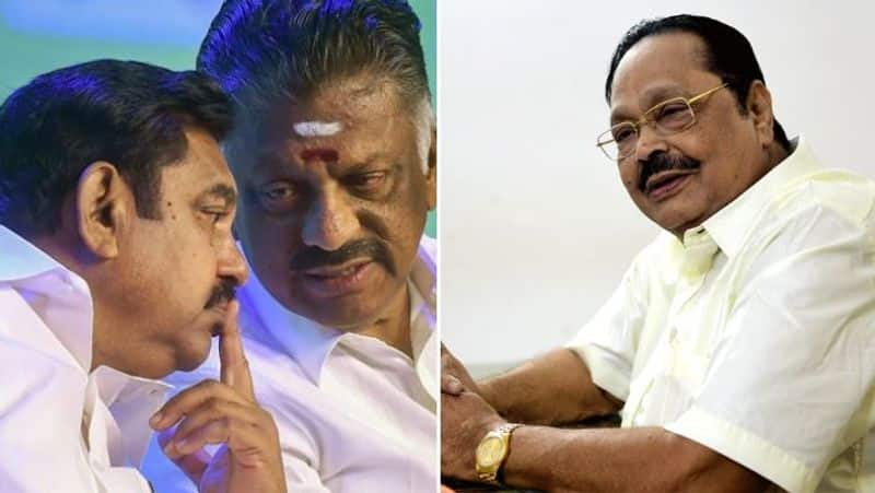 Minister durai murugan trolls edappdi palanisami o panneerselvam