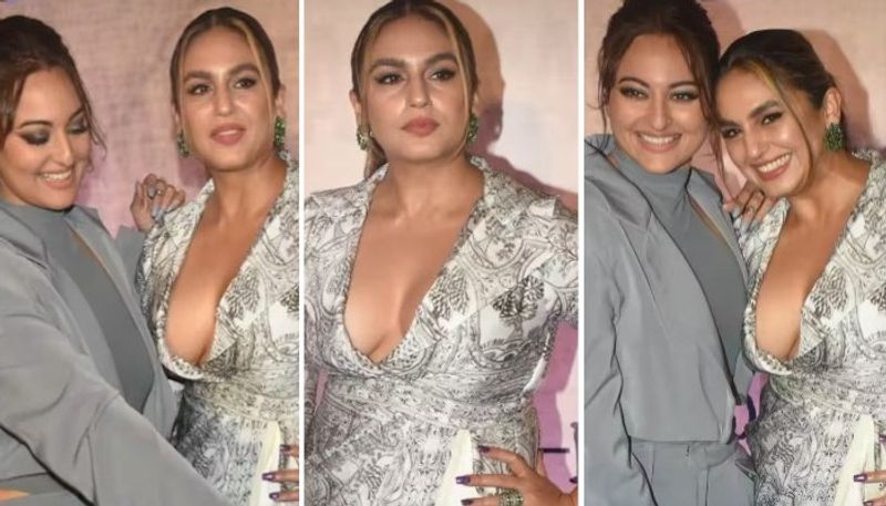 Huma Qureshi gets trolled for her BRALESS look in SEXY plunging neckline dress; see video RBA