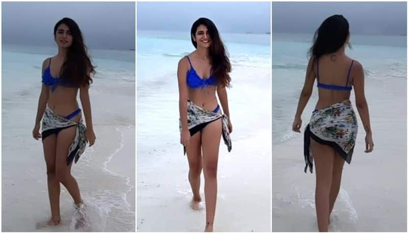 wink girl priya prakash shares bikini photos from maldives sgk