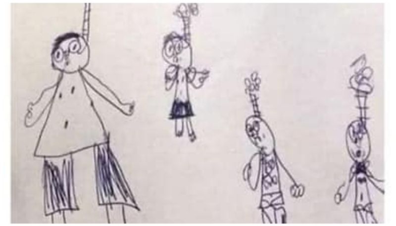 teacher called an emergency meeting of the parents after seeing the picture drawn by the child bkg