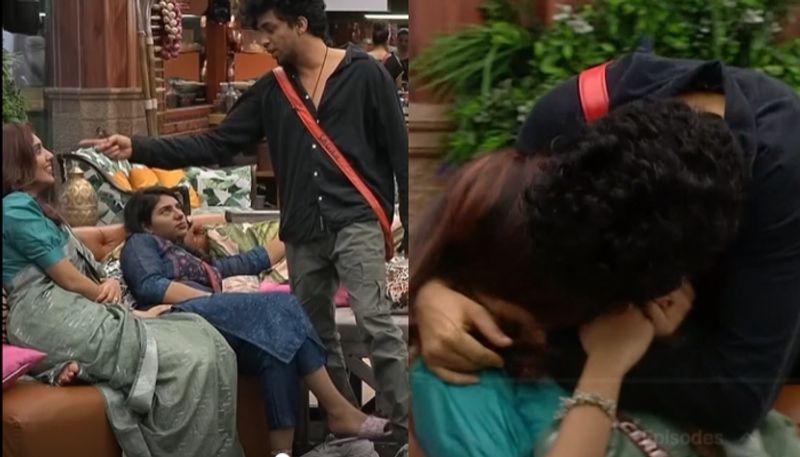 sagar surya kiss cerena in bigg boss malayalam season 5 nrn 