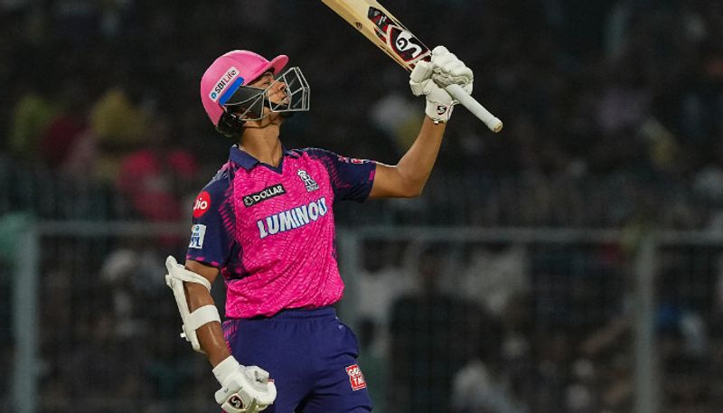 IPL 2023 Yashasvi Jaiswal fastest fifty help Rajasthan Royals to thrash KKR by 9 wickets ckm