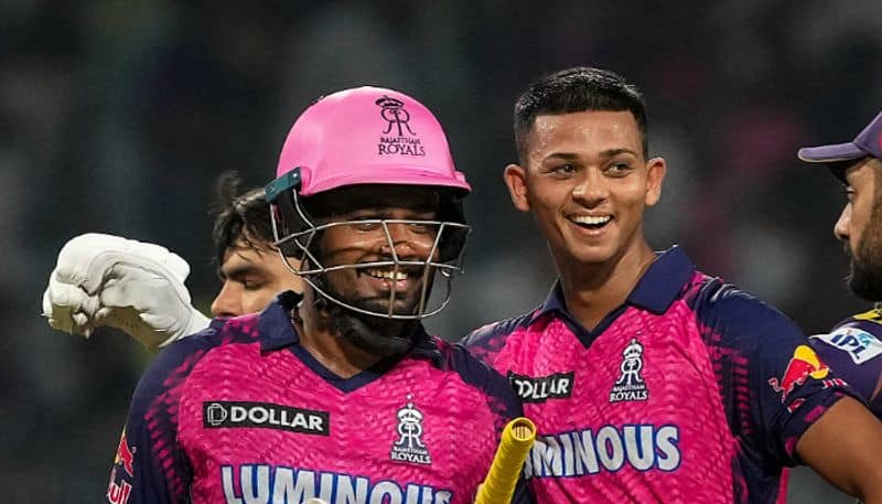 IPL 2023 KKR vs RR Rajasthan Royals fans lauds Yashasvi Jaiswal Sanju Samson for fire batting against KKR jje  