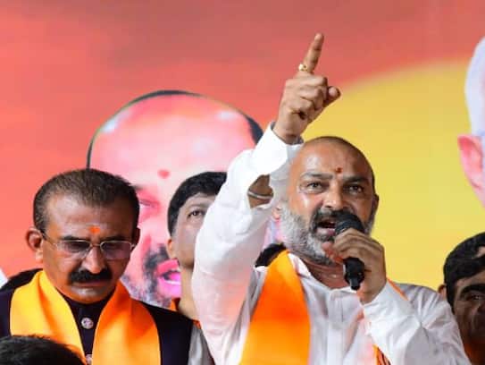 Bandi Sanjay reacts Ganesh idol immersion arrangements in Karimnagar AKP 