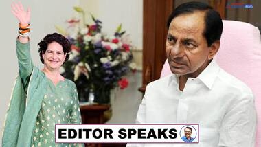 ప్రియాంక గాంధీ ఫ్యాక్టర్: కెసిఆర్ కు కాంగ్రెస్ సవాల్