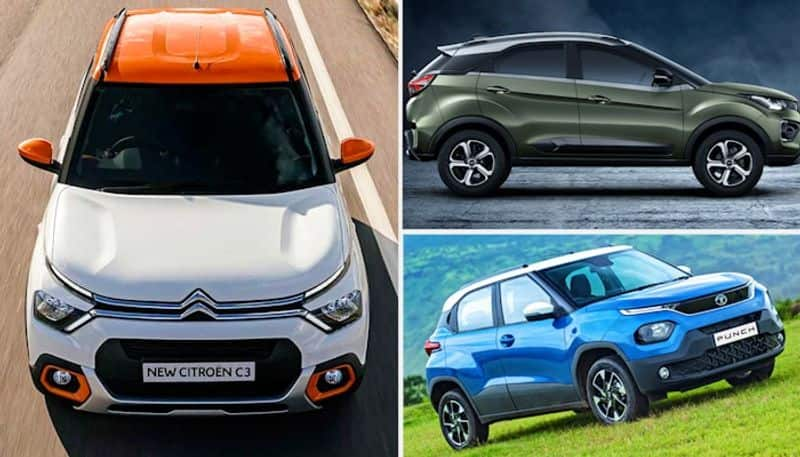 Maruti Fronx Citroen C3 Tata Punch Tata Nexon Hyundai Venue 5 best SUV cars under Rs 10 lakhs gcw