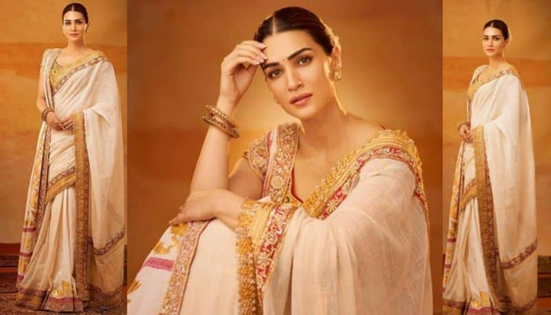 Kriti Sanon 24 carat gold saree azn